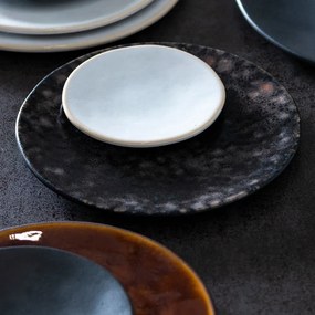 Sivý kameninový podnos Costa Nova Roda Iris, ⌀ 28 cm