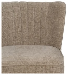 Béžové ženilkové kreslo Glam – Ixia