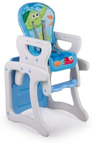 Detská jedálenská stolička rybičky 3v1 | modrá