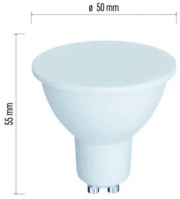 EMOS LED krokovo stmievateľná žiarovka, GU10, MR16, 6W, 510lm, teplá biela