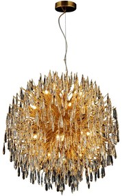 Krištáľový luster na lanku 24xG9/40W/230V zlatá