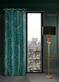 ZATEMŇOVACÍ ZÁVES LIMITED COLLECTION LILI2 140X250 CM TYRKYSOVÁ