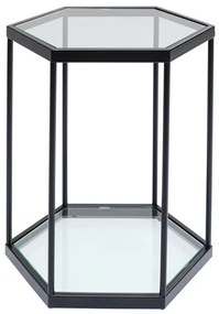 Comb príručný stolík čierny 55 cm