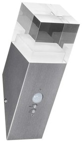 Ledvance - LED Vonkajšie nástenné svietidlo so senzorom CRYSTAL 1xLED/5W/230V IP44