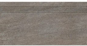 Schodovka Rako Quarzit hnedá 30x60 cm mat DCPSE736.1, 1 ks