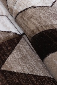 Koberec Cosmic Carving 5103 CREAM/BROWN rozmery koberec: 120x170 cm