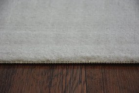 Kusový koberec SCANDI 18281/652- listy sivý / krémový