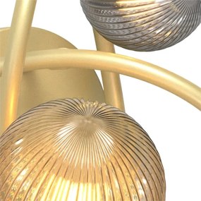 Zuma Line MB4922-2-EGBDN - Nástenné svietidlo ARLON 2xG9/3,5W/230V zlatá