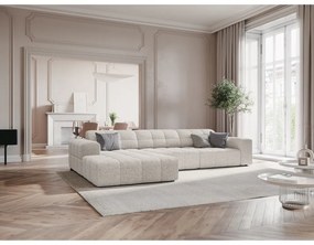 Svetlosivá rohová pohovka (ľavý roh) Chicago – Cosmopolitan Design