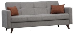 Trojmiestná rozkladacia pohovka KORFU svetlosivá