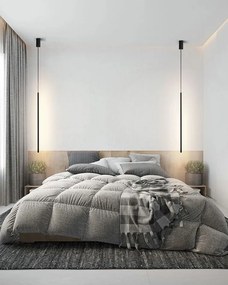 Toolight Toolight, LED stropné svietidlo 100cm 13W 4000K APP1413-C, čierna matná, OSW-00964