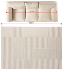 Koberec Mellow Beige I 160x230 cm