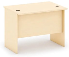 Stôl písací rovný MIRELLI A+, dĺžka 1000 mm, breza