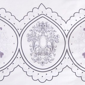 SATÉNOVÉ OBLIEČKY SATINLOVE 180X200 CM, 2KS 70X80 CM VZOROVANÉ