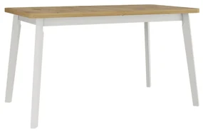 Stôl Harry 80 x 140/180 VI, Morenie: dub artisan L, Farby nožičiek: čierna