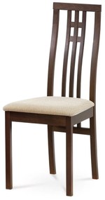 Jedálenská stolička z masívneho dreva BC-2482,orech