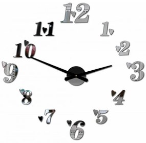 Veľké nalepovacie hodiny na stenu srdiečka I SENTOP 12S004+ srdiečka