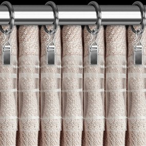 ZÁVES NA PÁSKE LEYA 140X270 CM BÉŽOVÁ