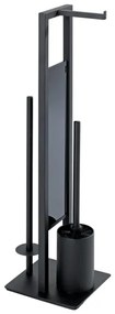 WENKO 23708100 - WC kefa RIVALTA 18x70 cm čierna