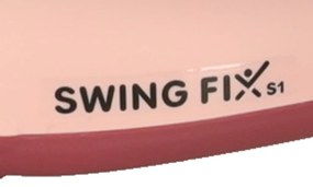 KIK LED Swing FIX S1 gravitačná kolobežka s rúčkou, ružová