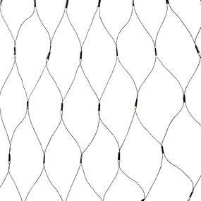 Nedis CLLN320 - LED Vianočný záves 320xLED/7 funkcií 6m IP44 teplá biela