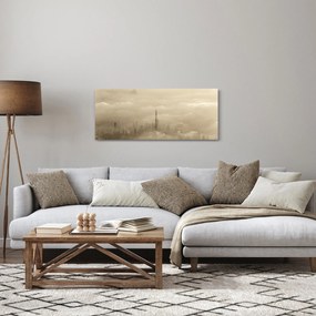 Obraz mesta v mrakoch (120x50 cm)