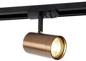 Moderný 1-fázový koľajnicový reflektor tmavý bronz - Iconic Jeana