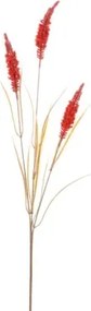 Umelá kvetina Vetva pšenice 75 cm, oranžová%