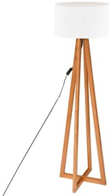 Biela stojacia lampa MOLU