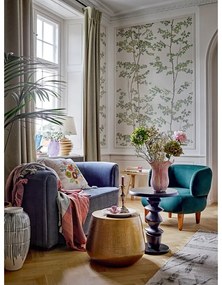 Kovový okrúhly konferenčný stolík v zlatej farbe ø 50 cm Avola – Bloomingville