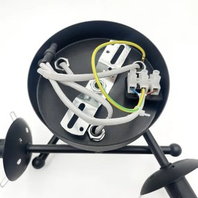 Brilagi - Prisadený luster MALIVA 3xE14/15W/230V čierna/biela