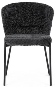 Autronic BONTEC Jedálenská stolička, sivá, látka bouclé, CT-W1077 GREY2 Farba: Béžová