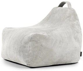 Krémový menčestrový detský sedací vak Game Amuse – SLOWDOWN