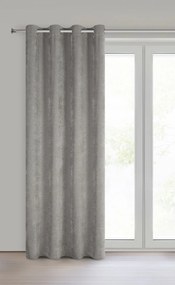 ZÁVES NA KRÚŽKOCH VANI 140X250 CM SIVÁ