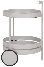 Kovový servírovací stolík na kolieskach 40x49,5 cm Beja – House Nordic