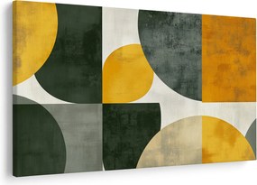 Obraz - Abstrakcia v olivovej farbe (90x60 cm)