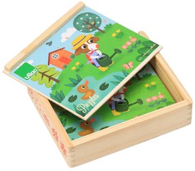 Vilac Drevené puzzle - 4 ročné obdobia