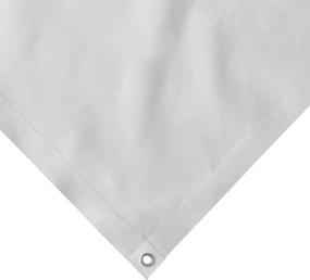 JAGO Plachta 650 g/m², hliníkové oká, biela, 3 x 6 m