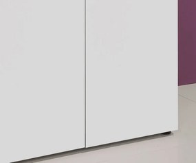 Šatníková skriňa Base, biela