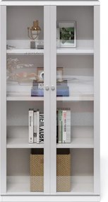 Kancelárska knižnica Houseland Prime Core 01 80 cm biela