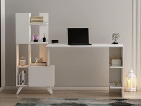 PC stolík Duvopu (biela) . Akcia -16%. Vlastná spoľahlivá doprava až k Vám domov. 1094993