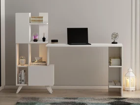 PC stolík Duvopu (biela) . Vlastná spoľahlivá doprava až k Vám domov. 1094993