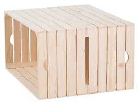 ČistéDrevo Dřevěné bedýnky konferenční stolek 39x60x60 cm