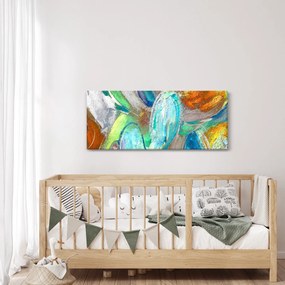 Obraz - Farebná abstrakcia (120x50 cm)