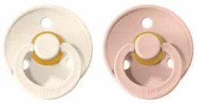 BIBS Colour cumlíky z prírodného kaučuku veľkosť 1 Ivory - Blush