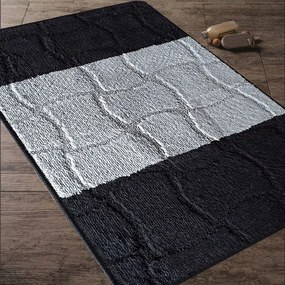 Sada kúpeľňových koberčekov Montana Sariyer čierna