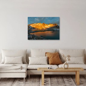 Obraz vysokohorskej krajiny (70x50 cm)