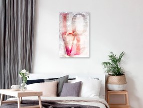 Artgeist Obraz - Magnolia Love (1 Part) Vertical Veľkosť: 80x120, Verzia: Na talianskom plátne