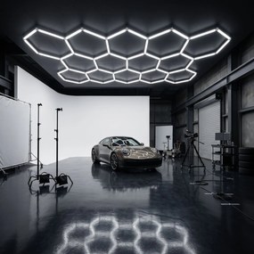 Toolight Toolight, LED stropné svietidlo HEXAGON, JNH052-H, biela, OSW-56244
