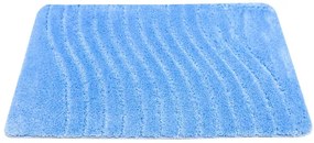 Kúpeľňový koberček Sara svetlomodrý, vlny